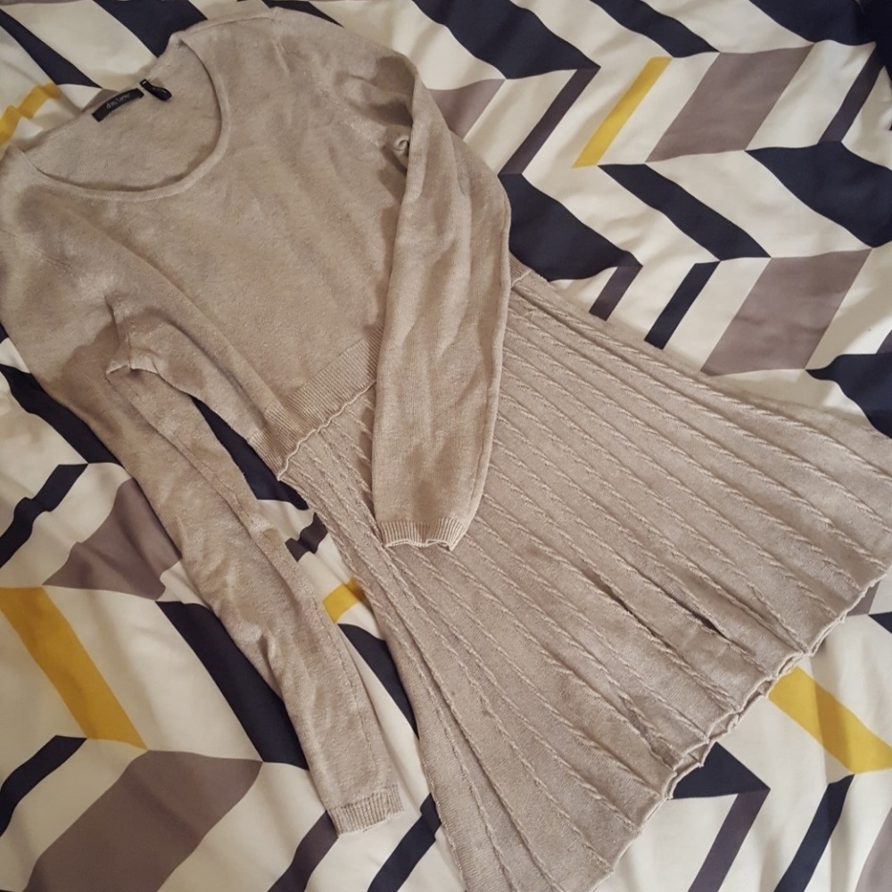 Sweater Flare Dress
